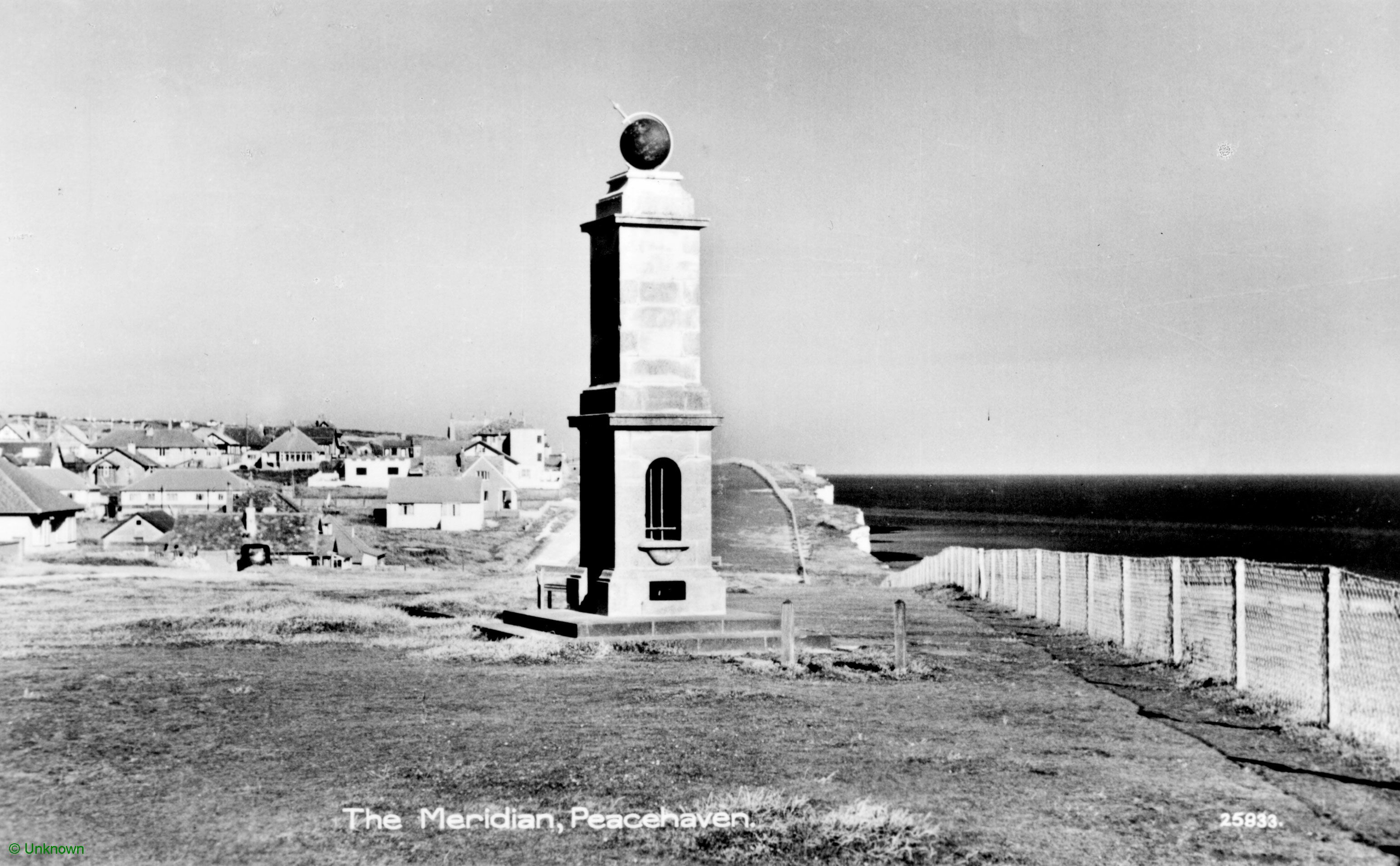 Greenwich Meridian Marker; England; East Sussex; Peacehaven